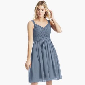 AZAZIE Dusty Blue Bridesmaid Dress Size A14